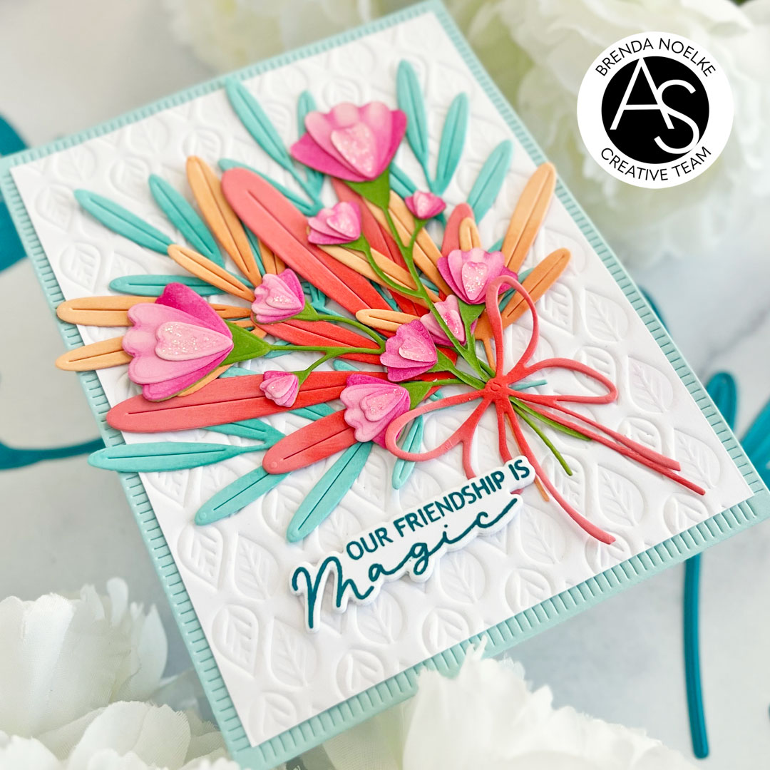 ALEX SYBERIA DESIGNS Whimsy Blooms Bouquet Die Set   - 4