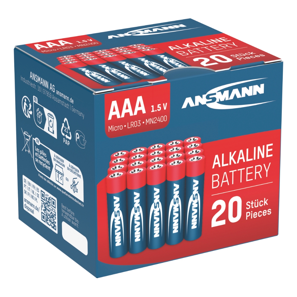 Batteri AAA/LR03 1,5V 20-pack - 2