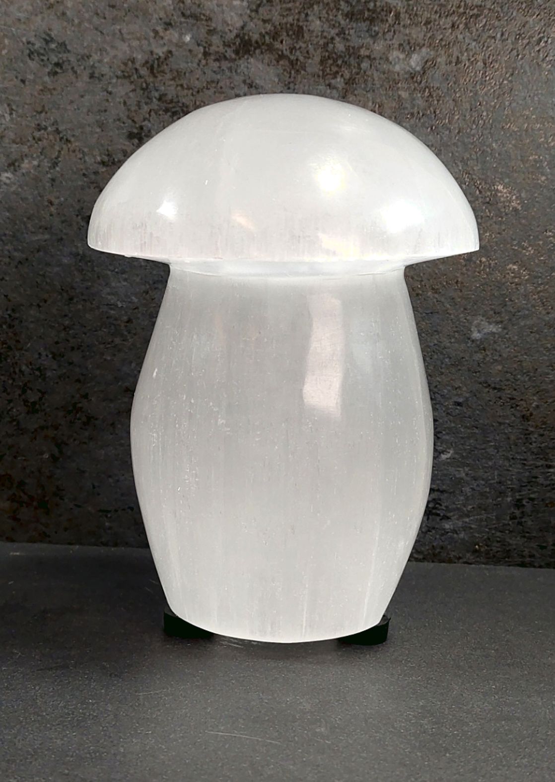 Selenit Svamp Lampa med elsladd - 15cm - 2