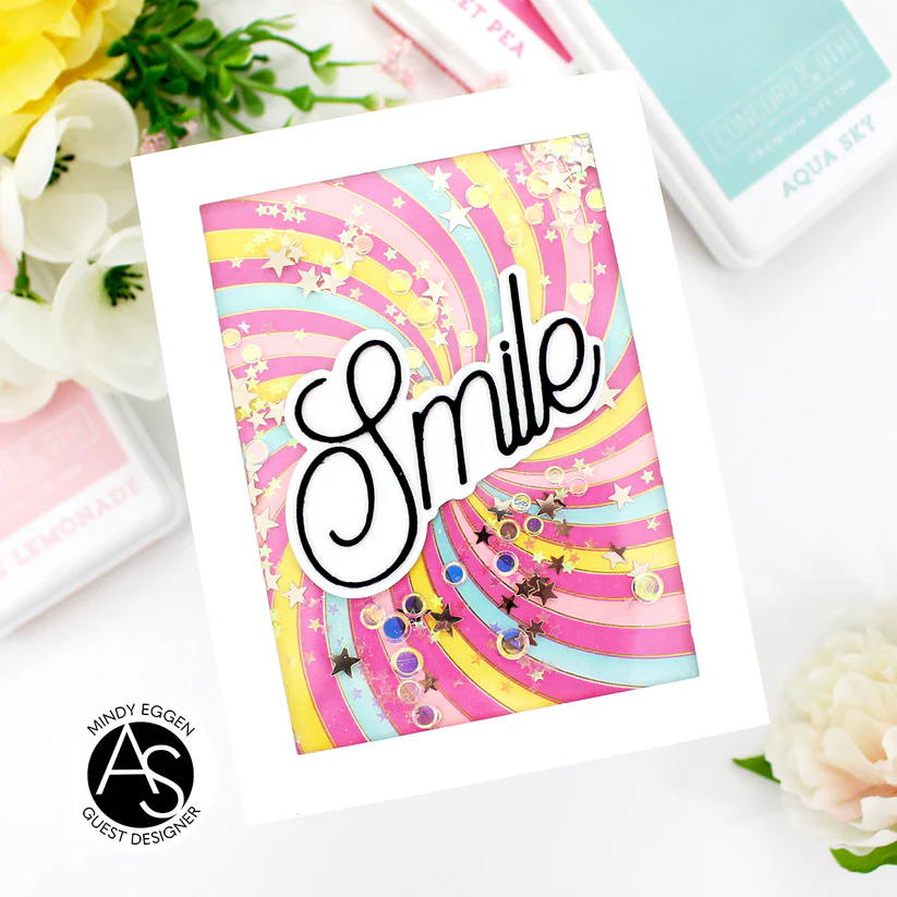 ALEX SYBERIA DESIGNS Sunrays Stencil Set ( 4 st) - 10