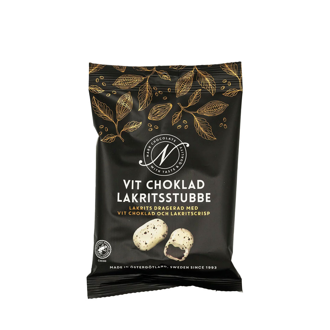 Narr Choklad Vit Choklad Lakritsstubbe