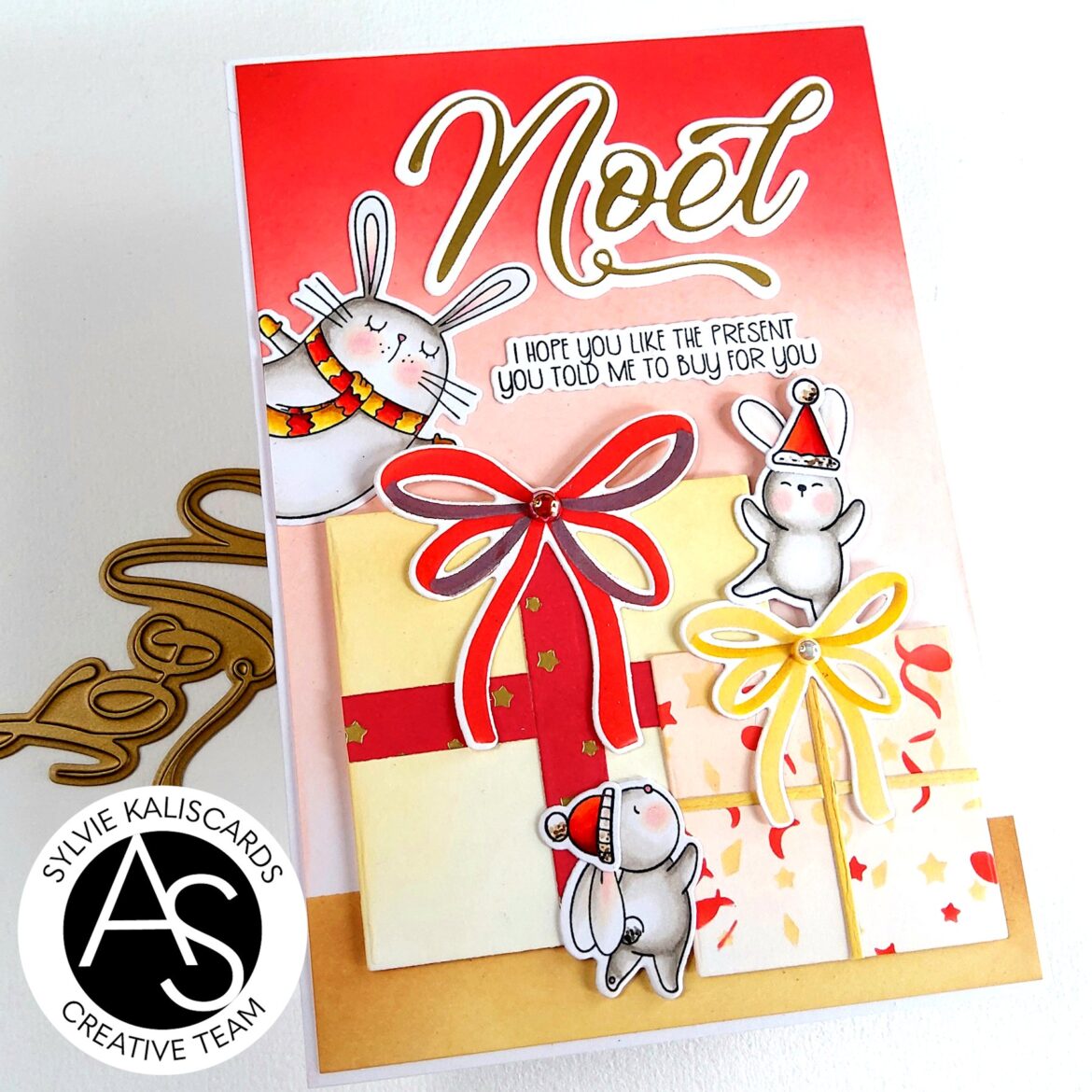 ALEX SYBERIA DESIGNS Spring Bunnies Clear Stamp Set - 7