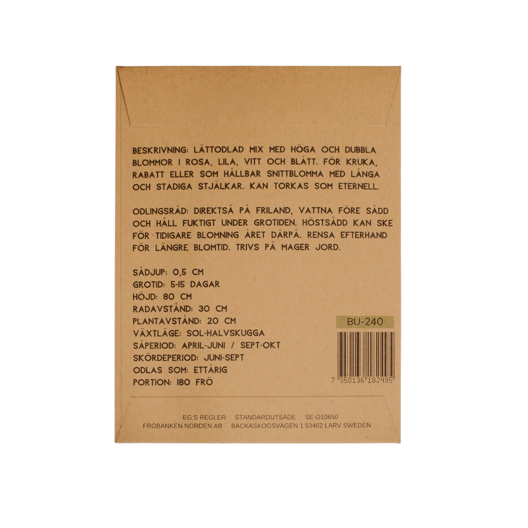 Ekologisk Blåklint - Tall Ball Mix