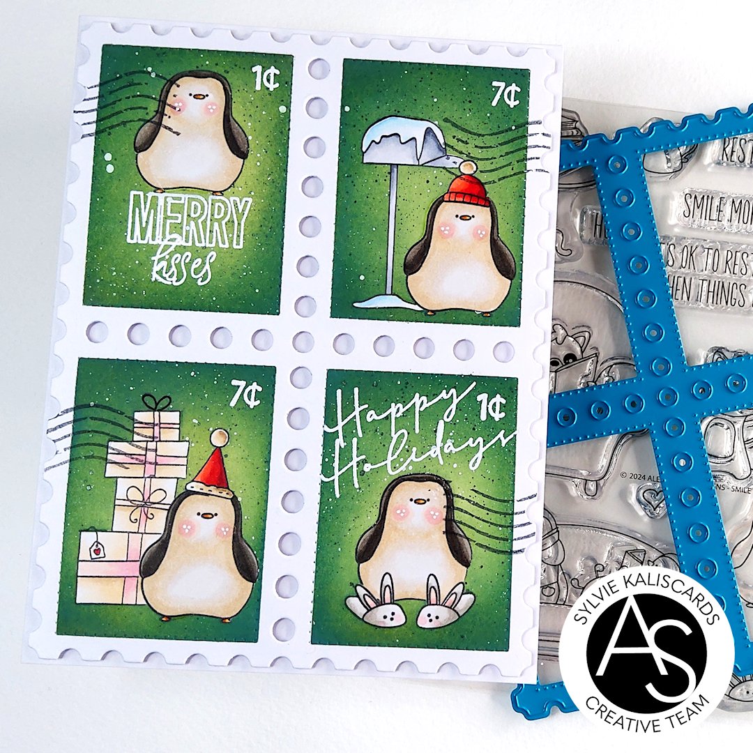 ALEX SYBERIA DESIGNS Smile More Clear Stamp Set  - 4