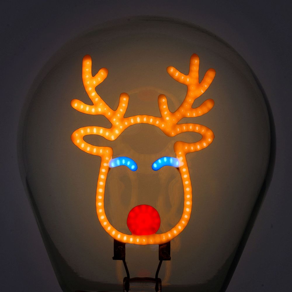 Bulb fiction, glödlampsformad bordslampa, Reindeer - 2