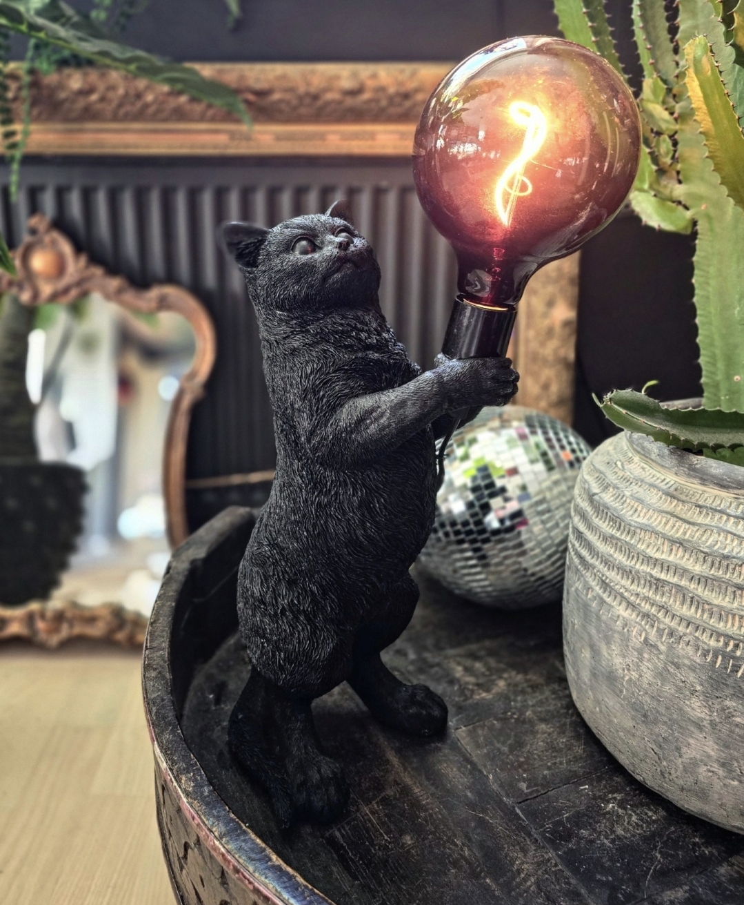 Lampa - Stående katt
