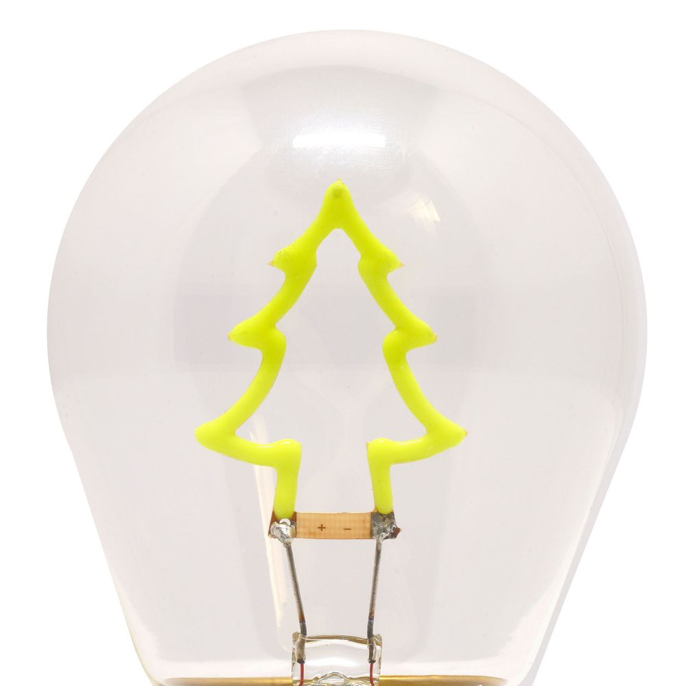 Bulb fiction, glödlampsformad bordslampa, Christmas Tree - 4