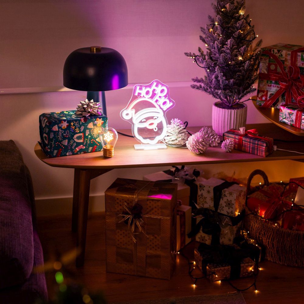 It's a sign, LED-lys med neon-effekt, Santa Claus - 4