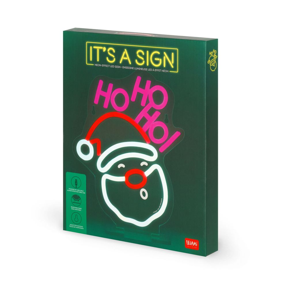 It's a sign, LED-lys med neon-effekt, Santa Claus - 3