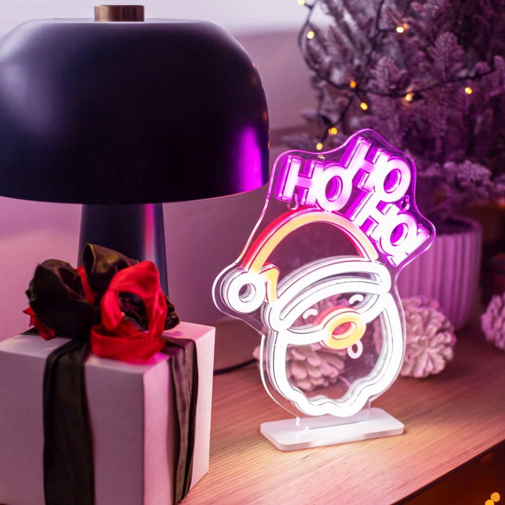 It's a sign, LED-lys med neon-effekt, Santa Claus - 5