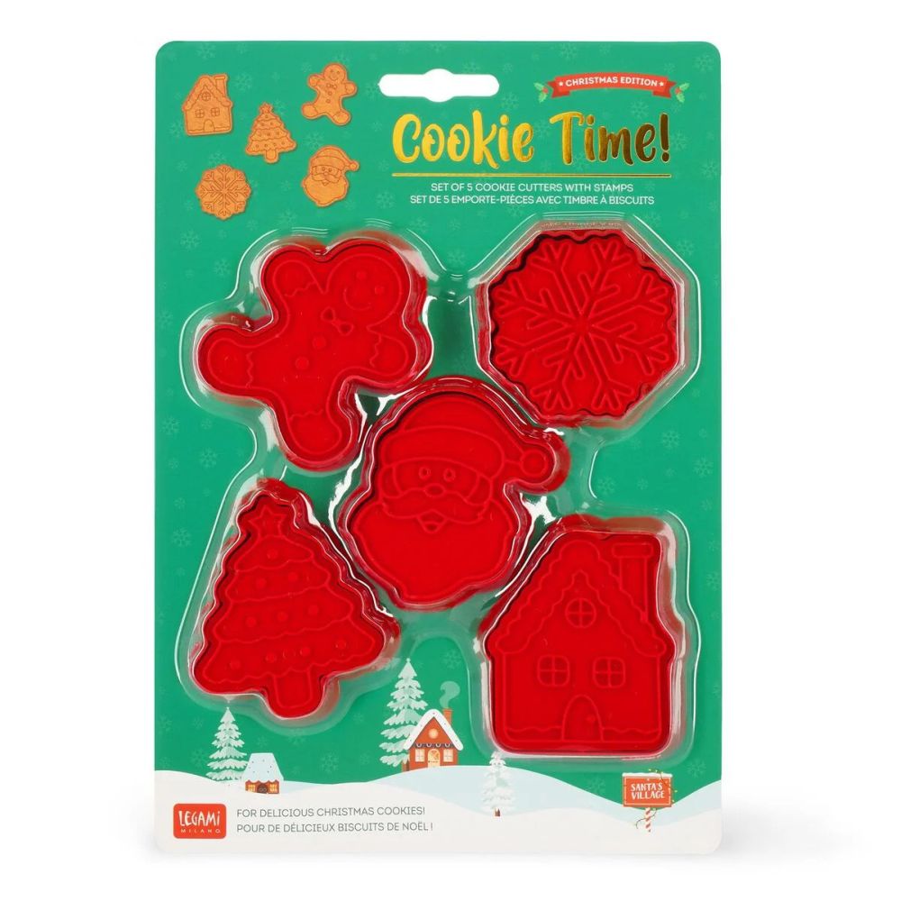 Cookie cutters with stamps, Christmas