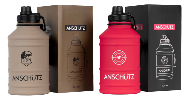 ANSCHÜTZ 2.2 liter stainless steel bottle