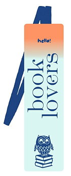 Libri_x : Hello Booklovers! - Bokmärke med resårband