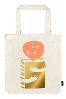 Libri_x : Book Hugger Tygväska 