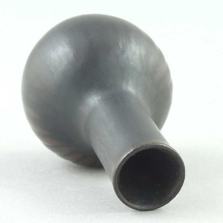 Carl-Harry Stålhane (1950s) Brown Miniature Vase 5 cm (#27)