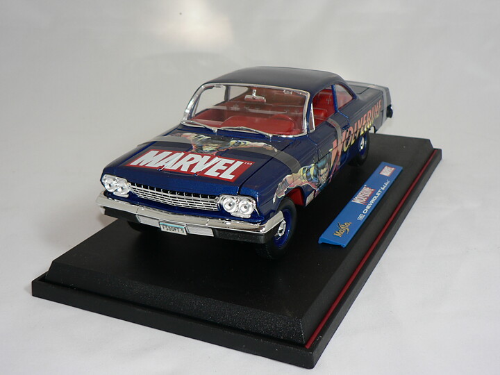 Chevrolet Bel Air  1962  (MARVEL WOLVERINE)  1:18  Maisto