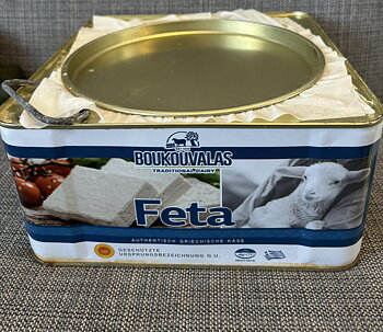 feta 5kg, pdo Boukouvalas från Tyrnavos