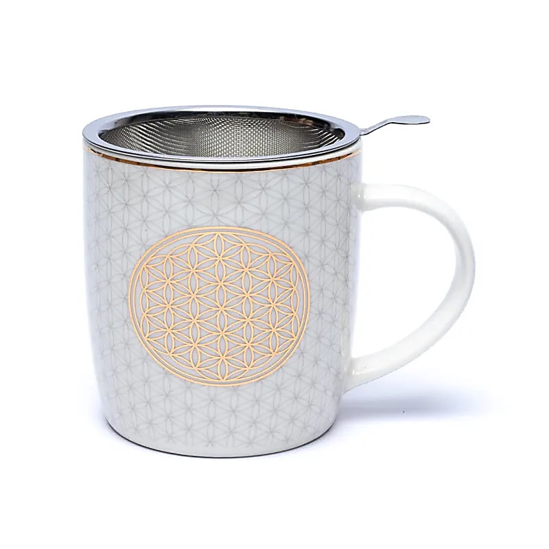 Teinfusionsenhet Mugg Livets blomma 400 ml - 4