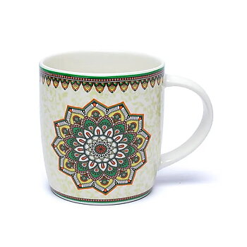 Teinfusionsenhet Mugg Mandala Grön 400 ml