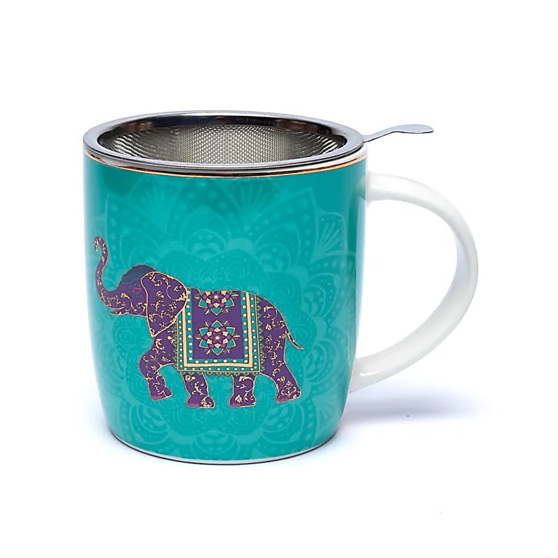 Teinfusionsenhet Mugg Indisk Elefant 400 ml - 4