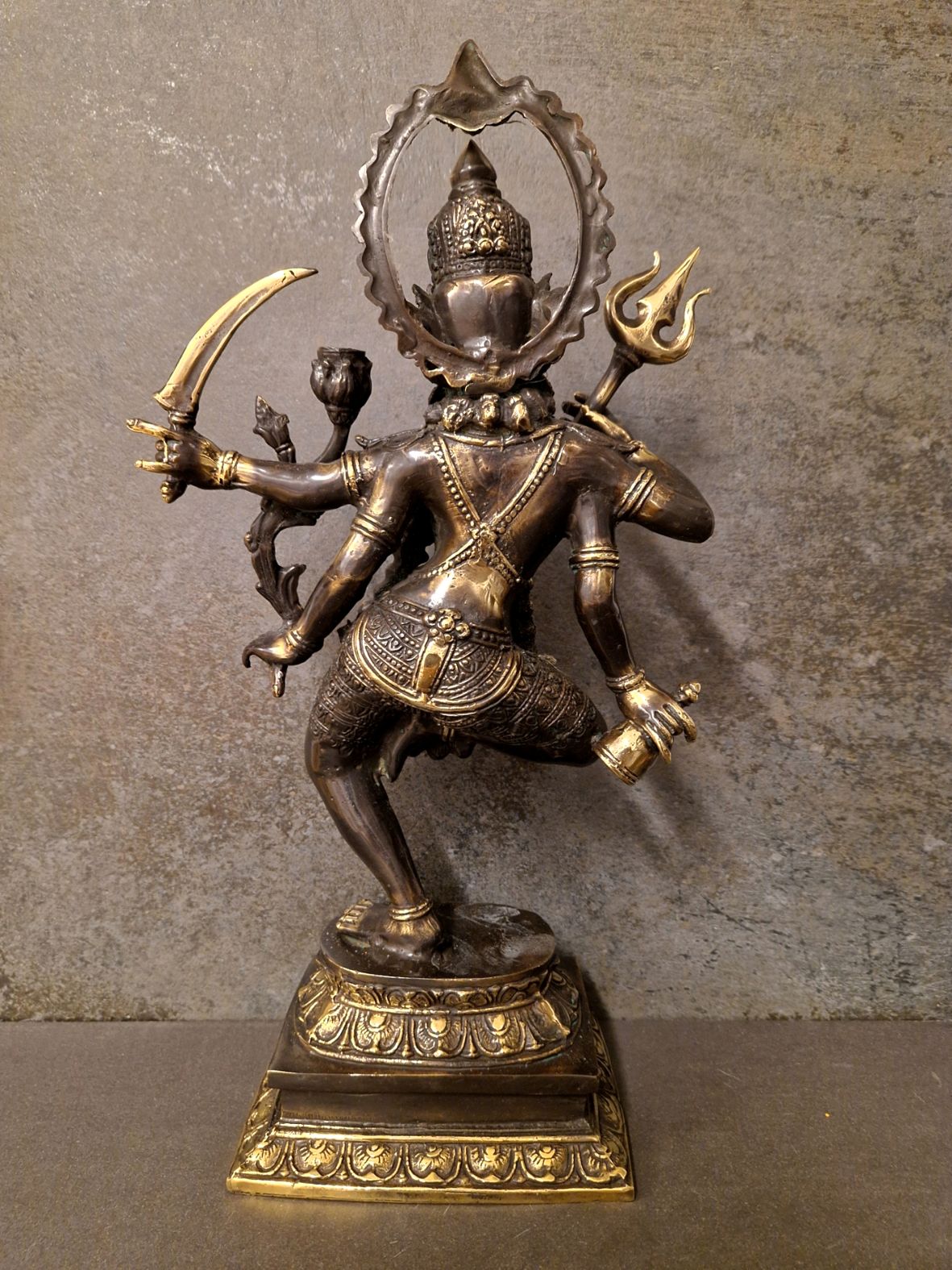 Kali Staty i Mässing , 42cm - 2
