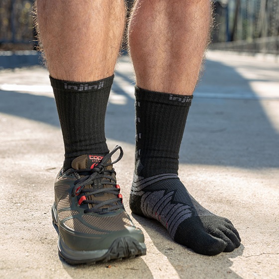 Injinji Ultra Run Crew Obsidian - 2