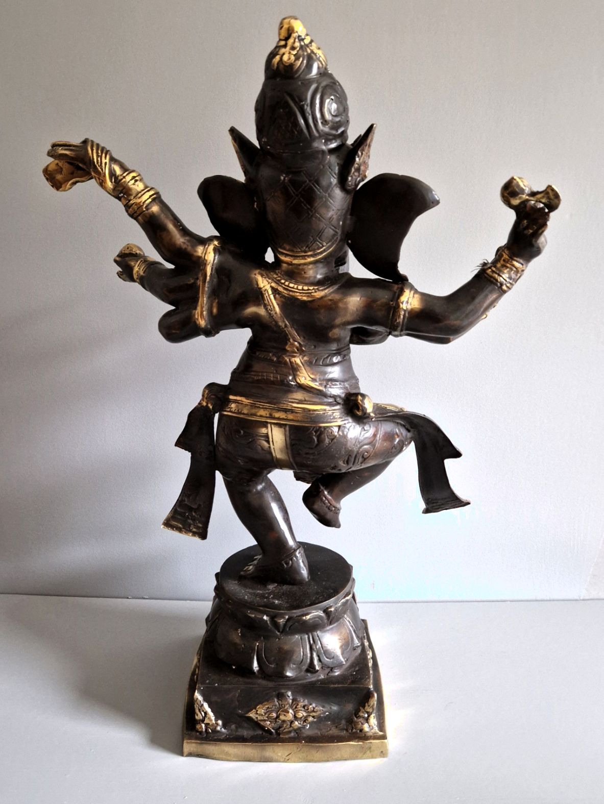 Ganesha  Staty i Mässing , 57cm - 5