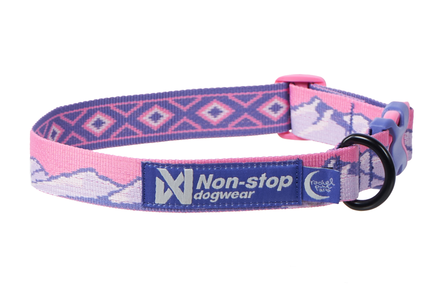 Non-Stop Dogwear Trail Quest Collar Rachel Pohl Edition - Purple/Pink