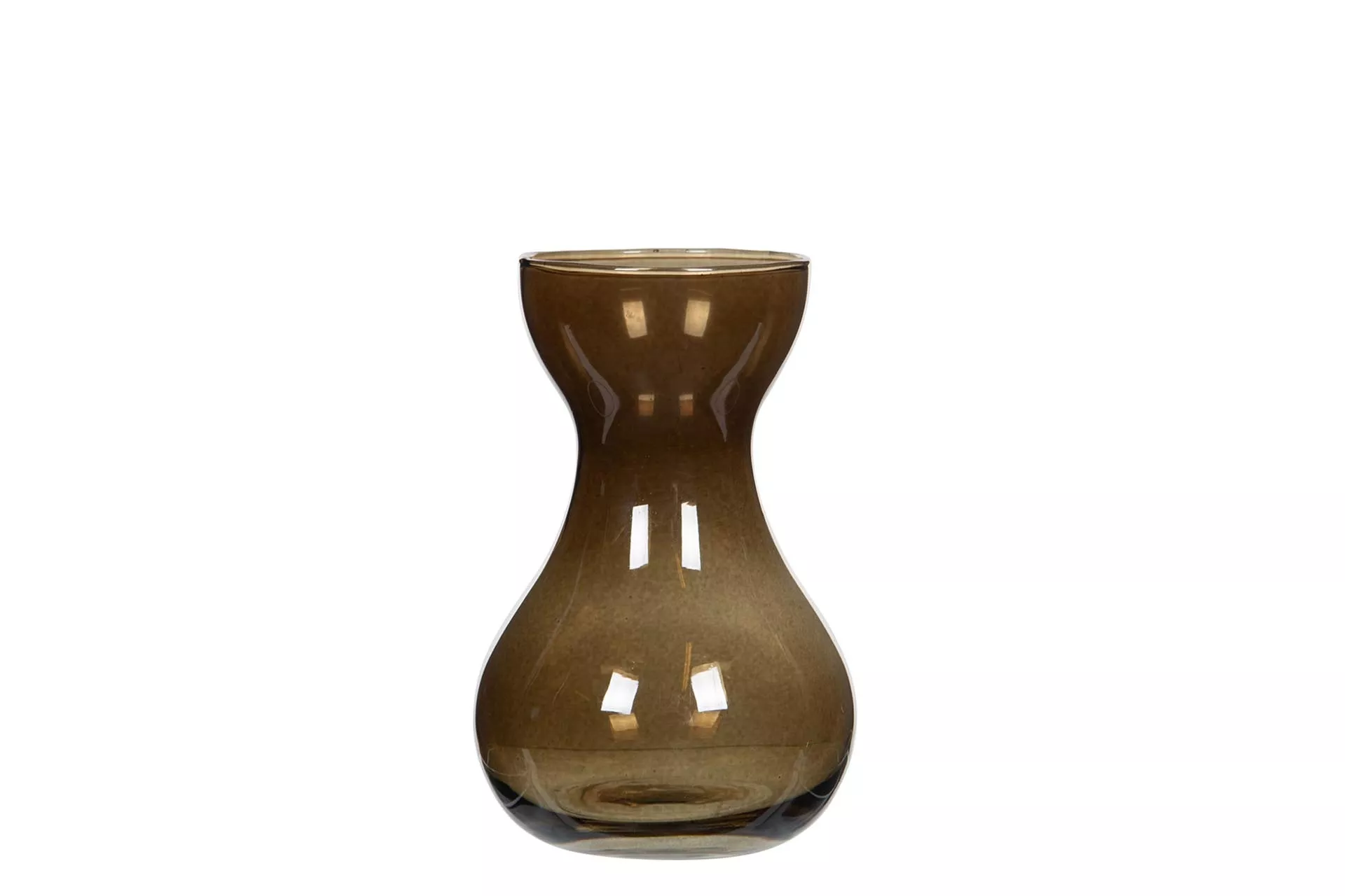 Hyacintvas glas brun