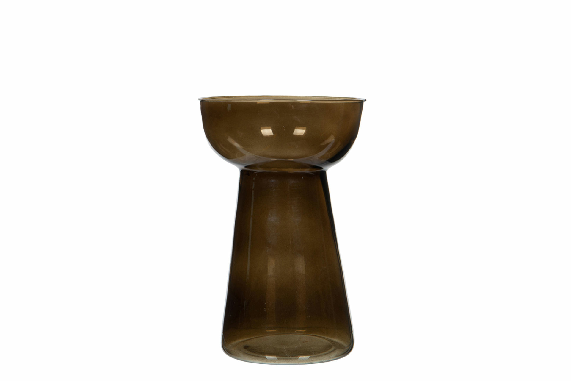 Hyacintvas glas brun