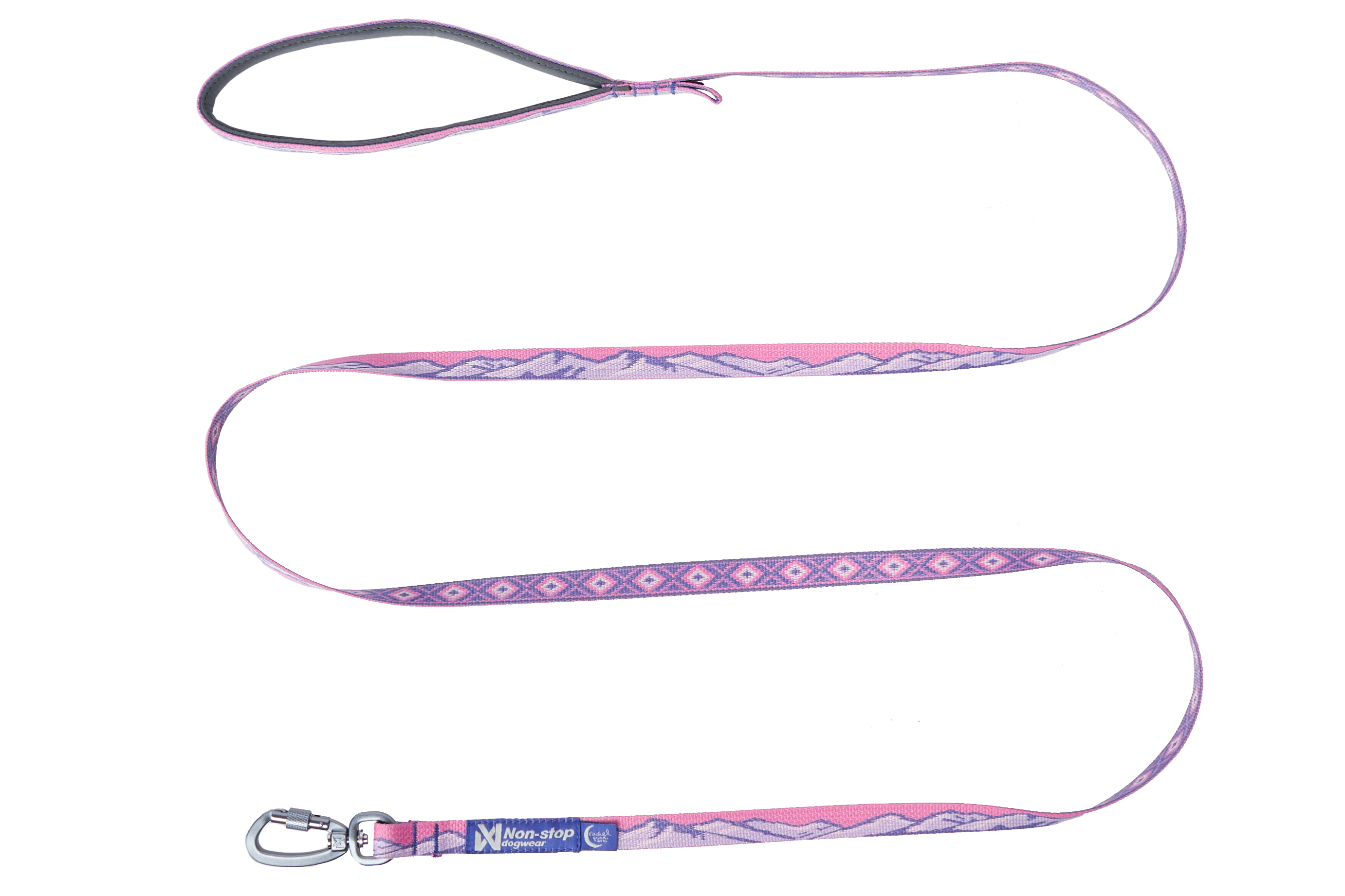 Non-Stop Dogwear Trail Quest Leine Rachel Pohl Edition – Lila/Rosa