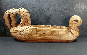 Viking Båt i Trä, 40cm 