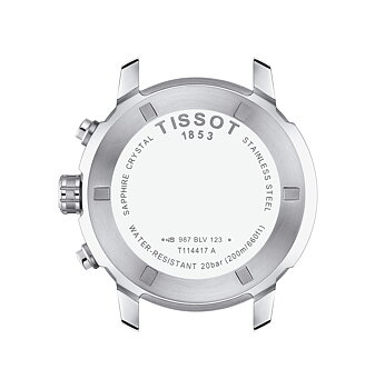 T114.417.11.057.00 Tissot PRC 200 kronograf svart