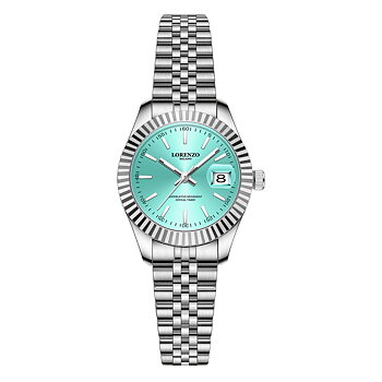 Lorenzo Loretta Argento Verde Acqua