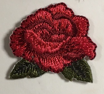 Patch: Liten Ros Röd