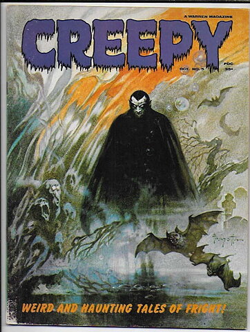 Creepy # 5 VG Rost på en nit