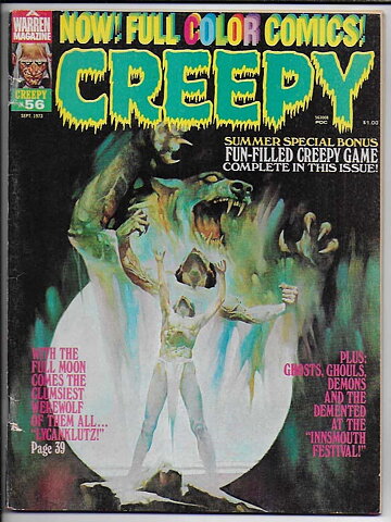 Creepy # 56 VG-