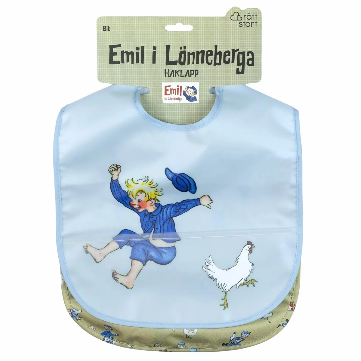 Rätt Start Haklapp 2-Pack - Emil i Lönneberga