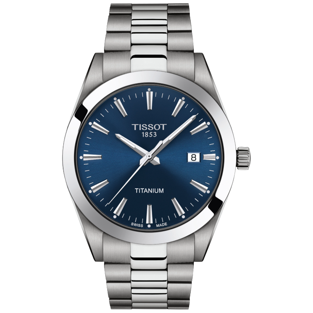 T127.410.44.041.00 Tissot Gentleman Titan blå  