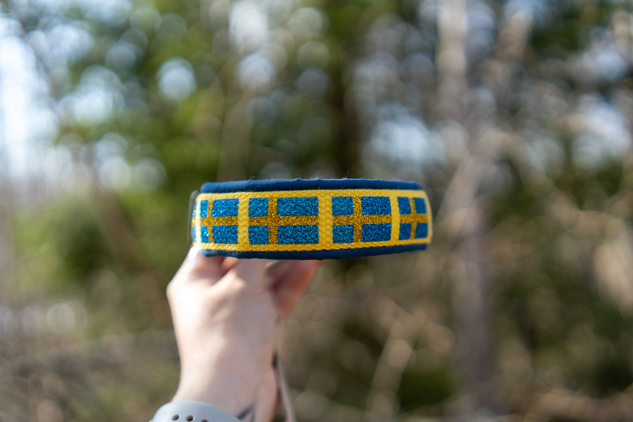 Personligt halvstryp med spänne 3,5 cm - 2