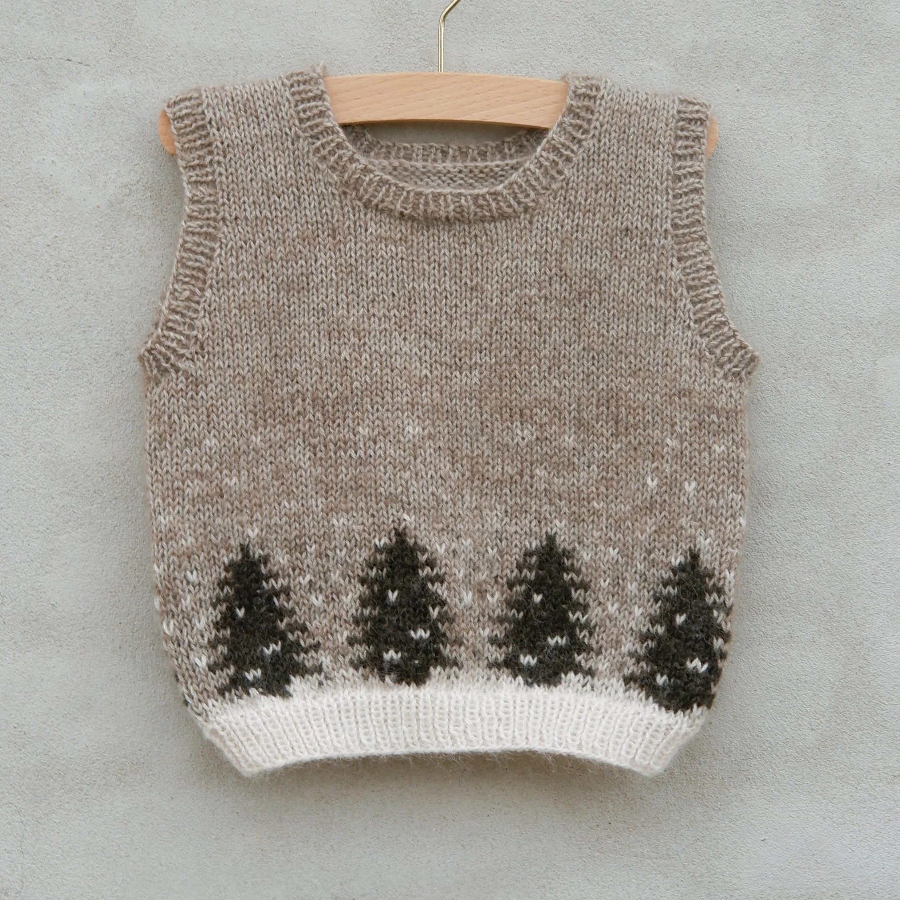 Yarnkit Snow Slipover | Knitting For Olive