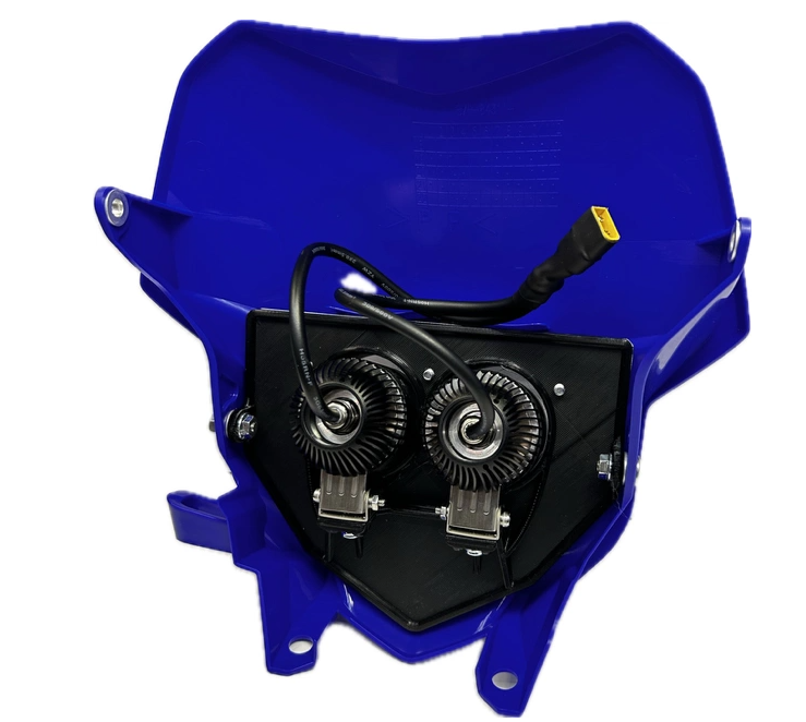 Dubbelkåpa insteg 80w Yamaha WR blå 2019-2024, NIZLED R40DRL - 2