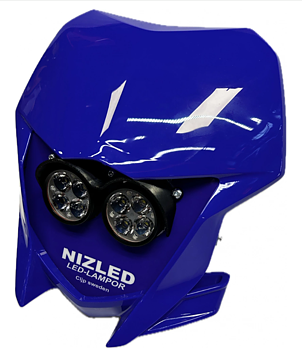 Dubbelkåpa insteg 80w Yamaha WR blå 2019-2024, NIZLED R40DRL