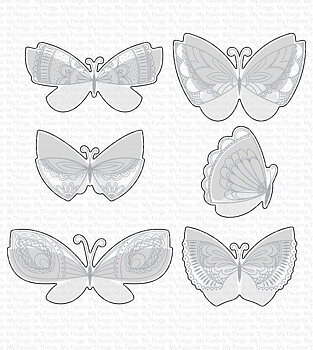 MY FAVORITE THINGS -Brilliant Butterflies STAMP & DIE SET