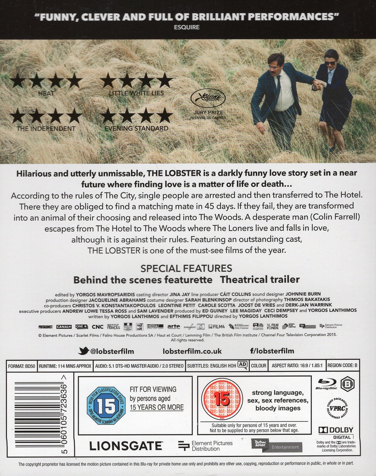 Lobster (ej svensk text) (Blu-ray) - 2