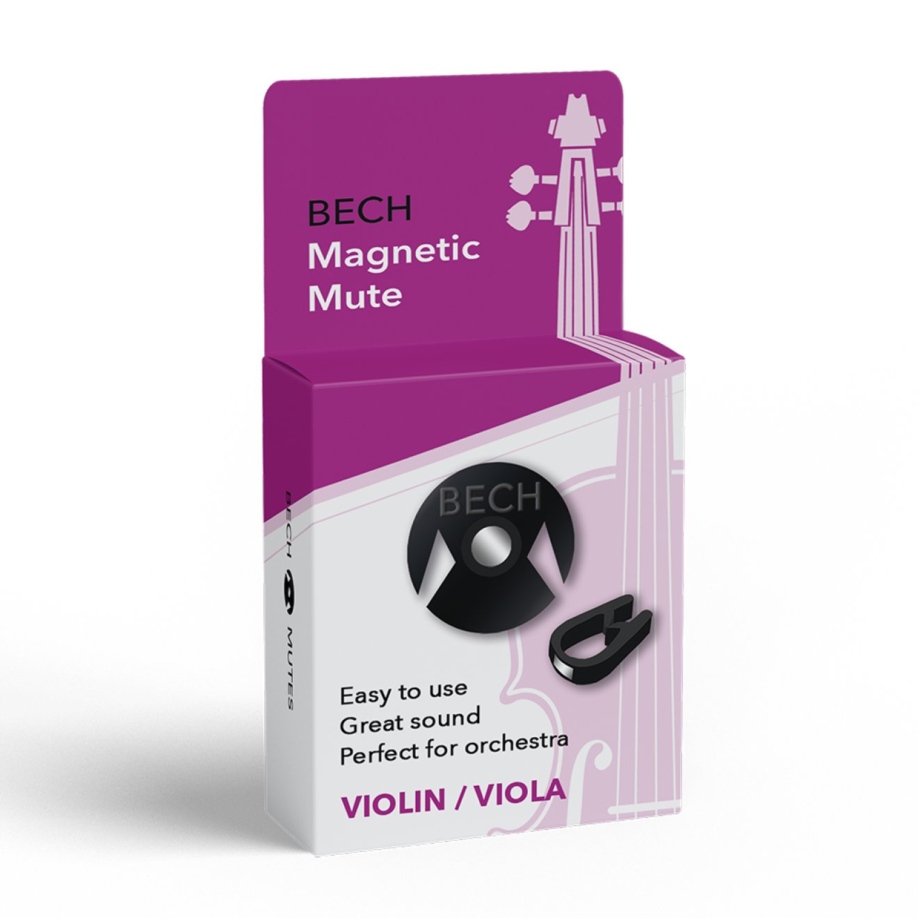 Dämpare, Tourte Beck, magnet. Violin/Viola - 3