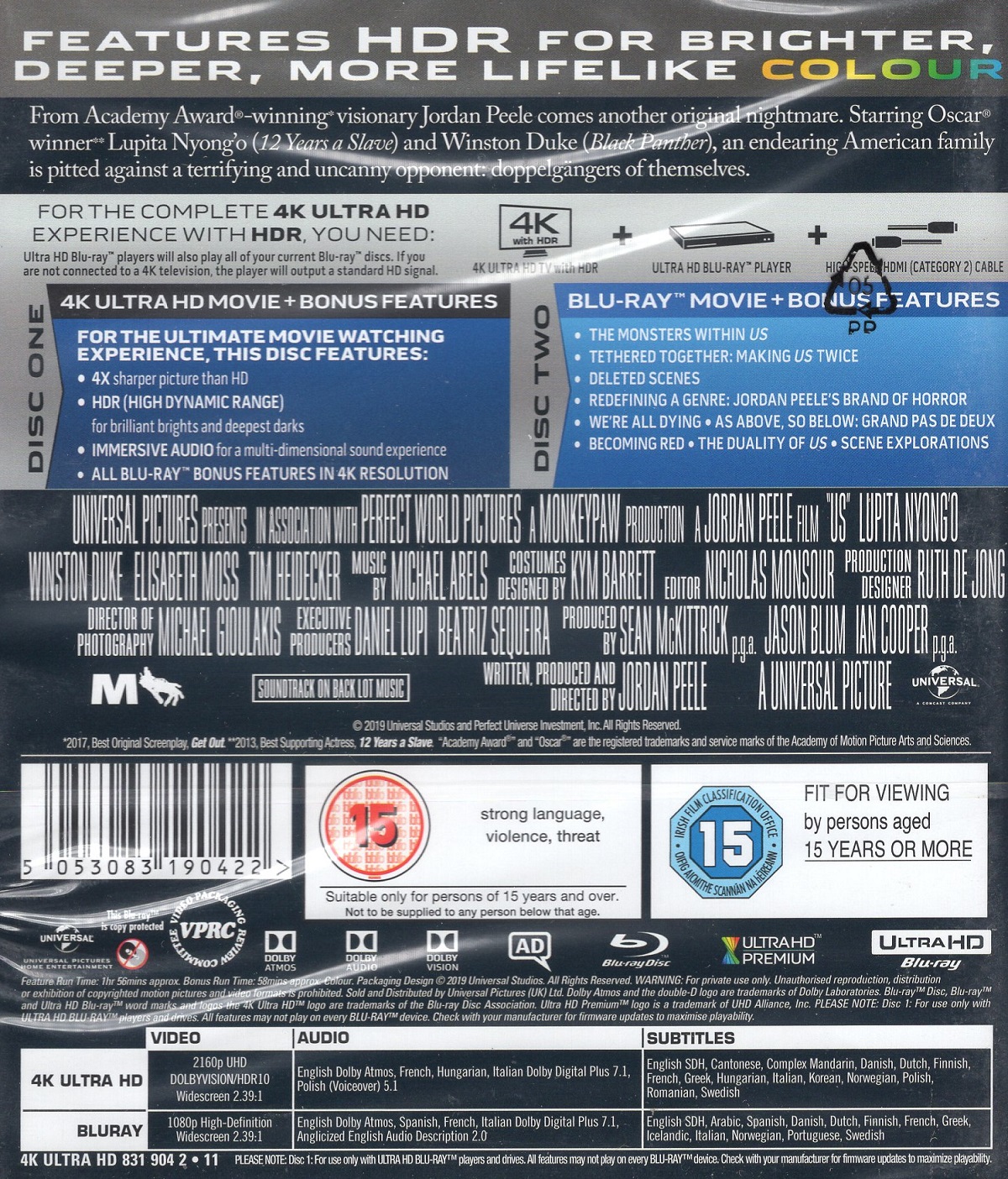Us (4K Ultra HD + Blu-ray) - 2
