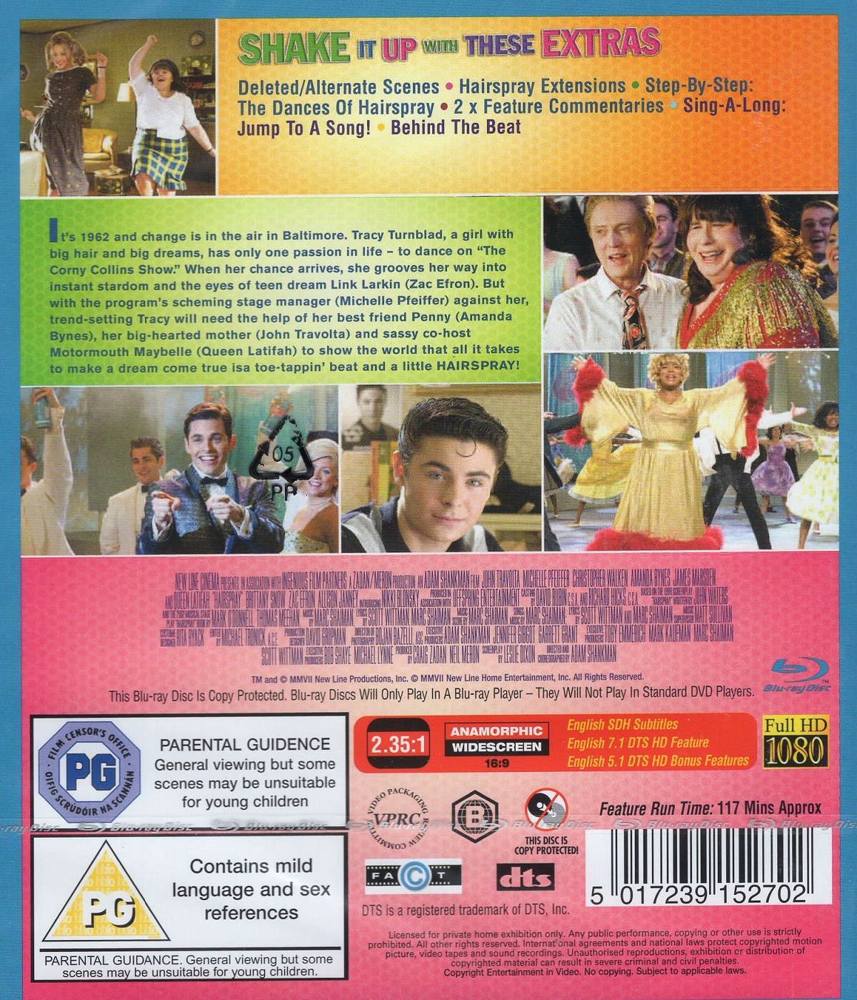Hairspray (ej svensk text) (Blu-ray) - 2