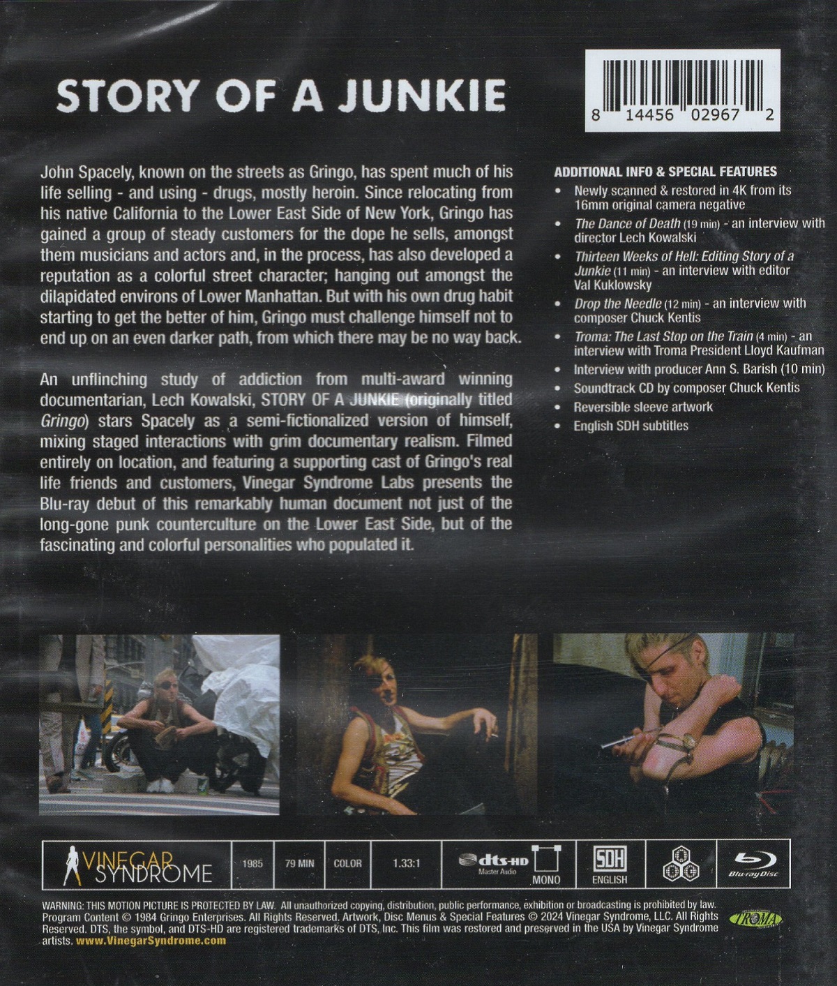 Story of A Junkie (ej svensk text) (Blu-ray) - 2