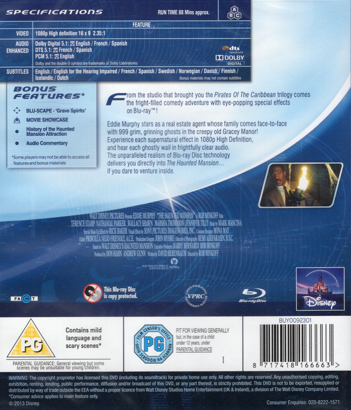Haunted Mansion - Spökhuset (Blu-ray) - 2